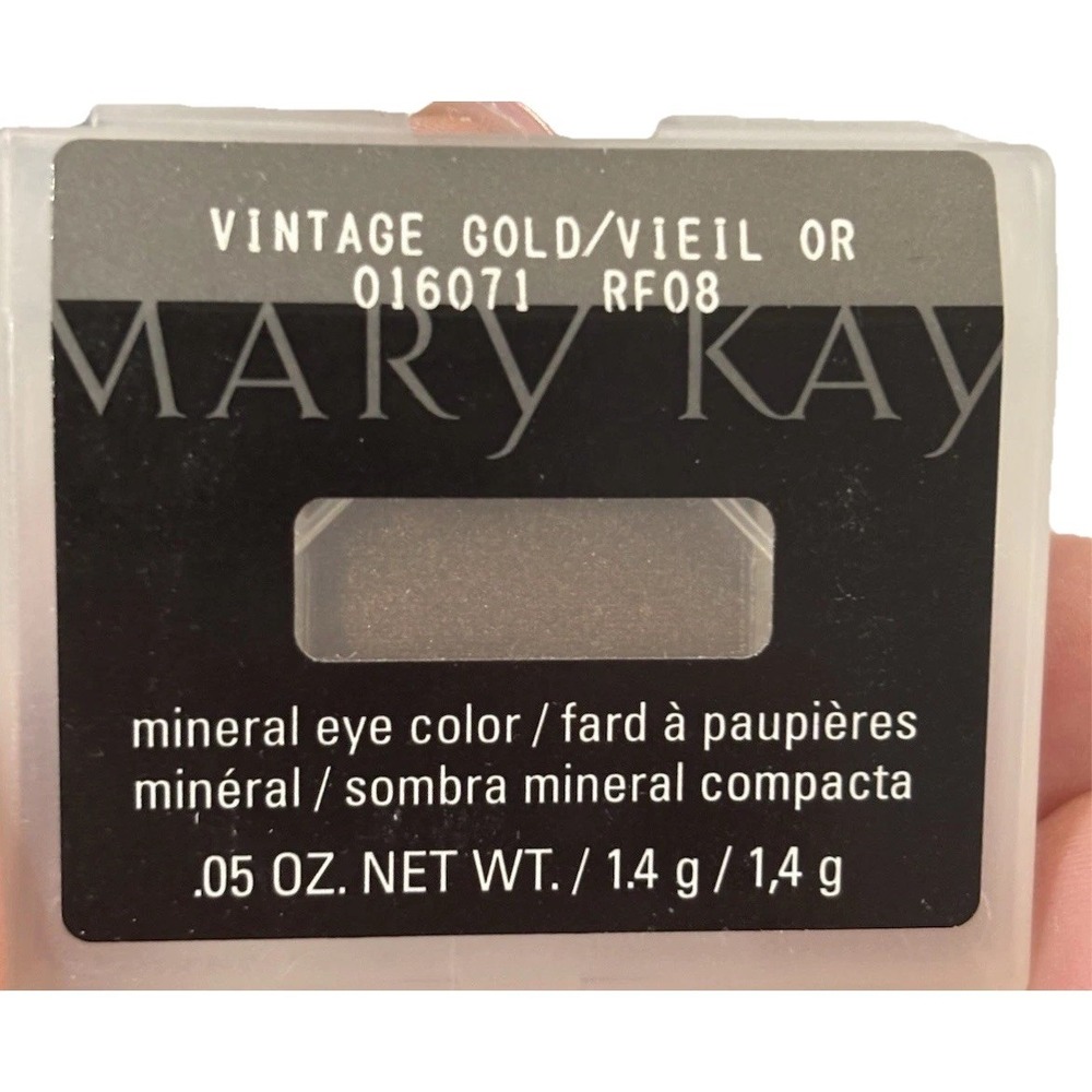 Mary Kay Mineral Eye Color Eye Shadow Palette .05 oz Vintage Gold 016071